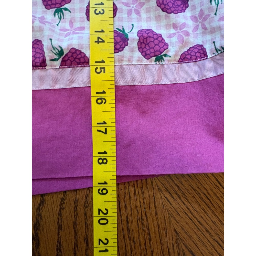 Bitty Baby American Girl Girls Purple‎ Raspberry Gingham Tie Strap Top Size 7 - Picture 3 of 9